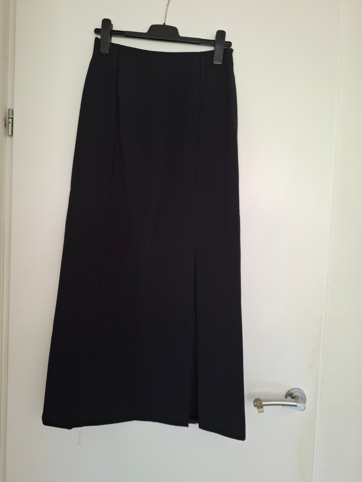 VILA Zwarte Maxi Rok met Split, Maat 38/40 (M), VILA, Zwart, Ophalen of Verzenden