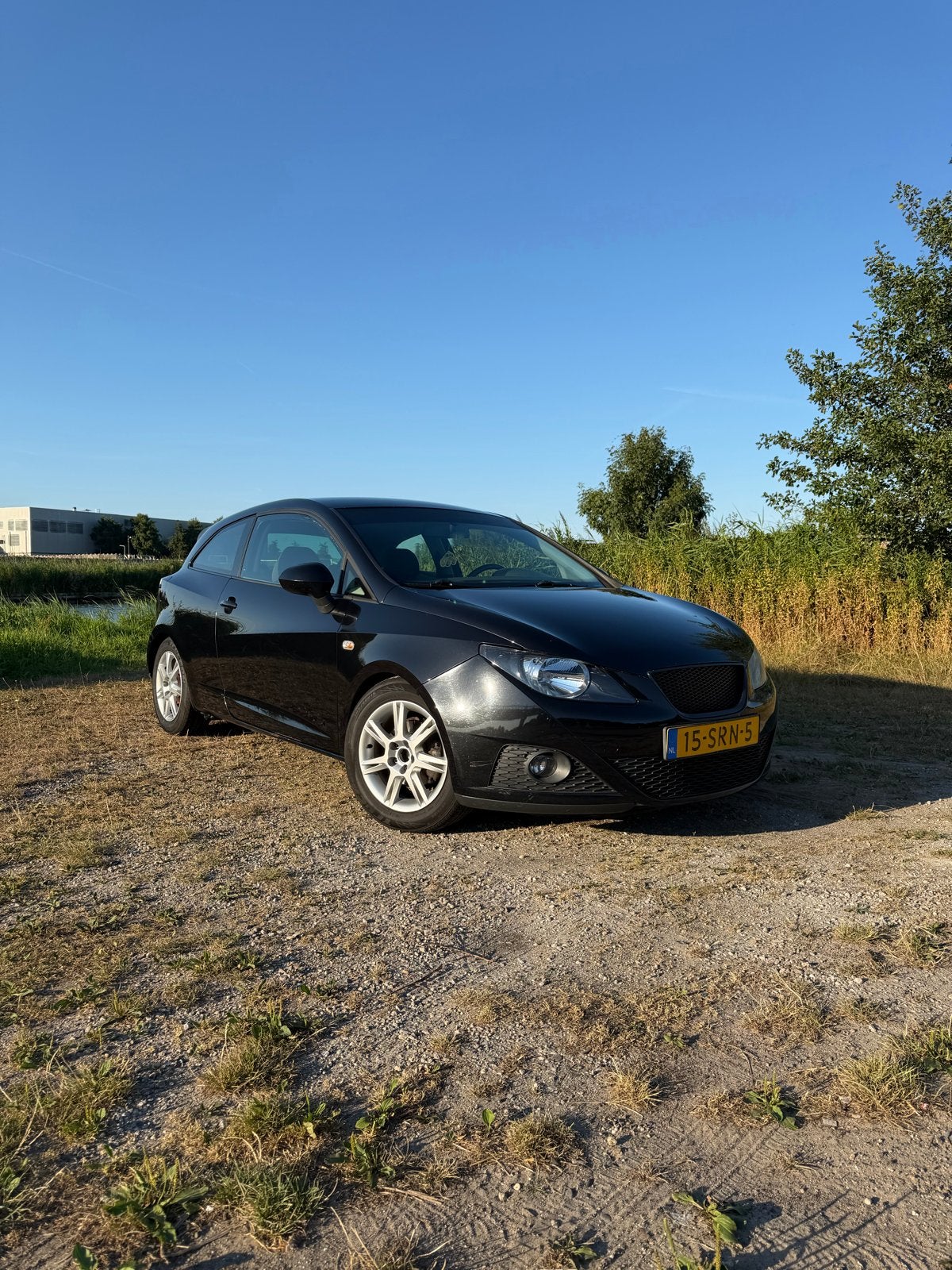 Seat Ibiza 1.2 TDI 55KW Ecomotive 2011 Zwart, Auto's, Voorwielaandrijving, 74 pk, 1199 cc, 96 €/maand