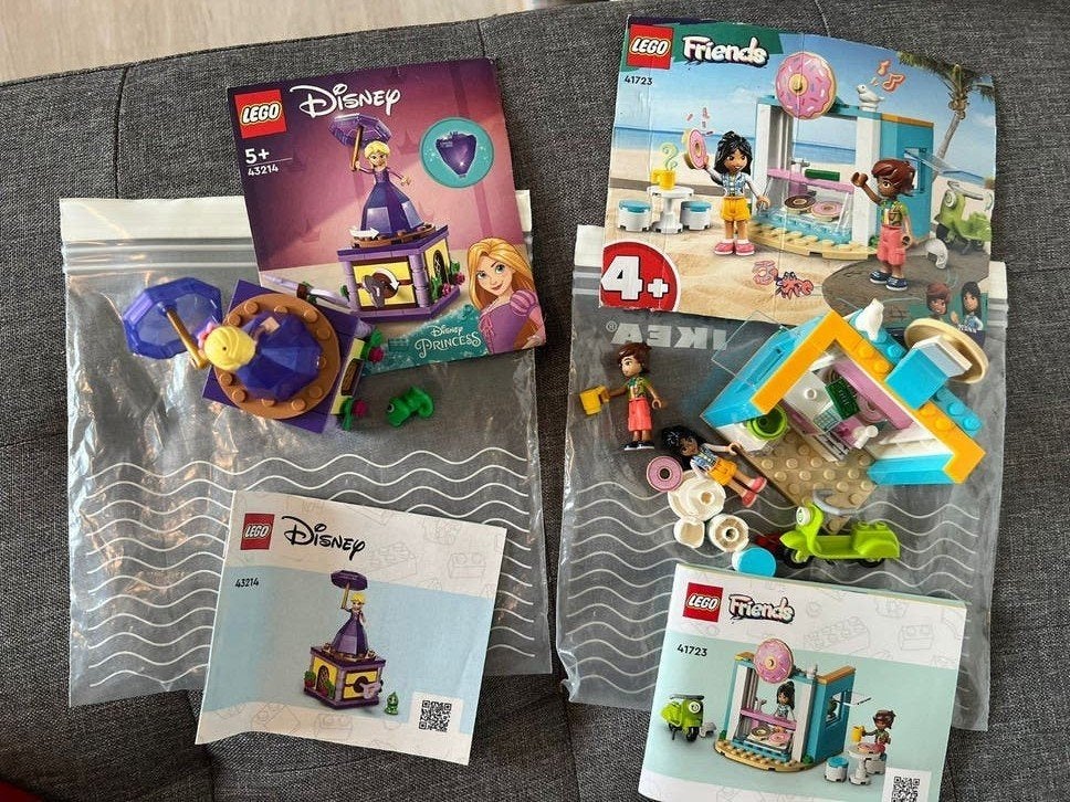 LEGO Disney & Friends 2 Sets, Gebruikt, Inclusief instructies, Lego, Ophalen of Verzenden