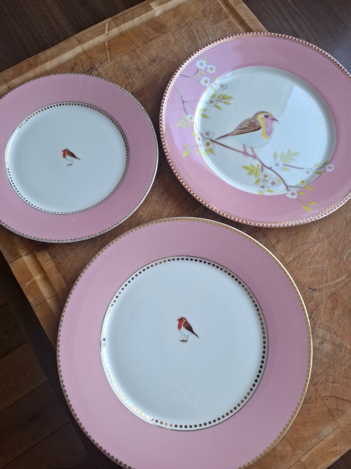 Ik ZOEK Pip Early Bird & Lovebirds & Floral ROZE, Ophalen of Verzenden