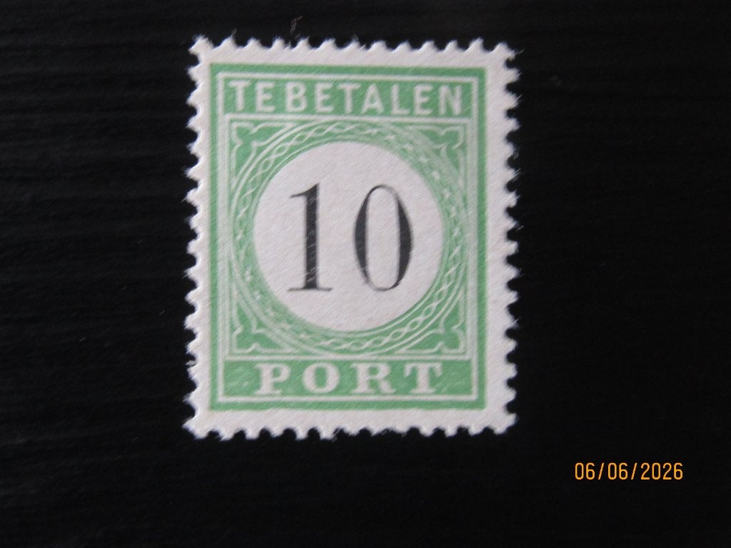 Nico Curacao Port 3 (*) Ongebruikt zonder gom 1889, Ophalen of Verzenden, Postfris