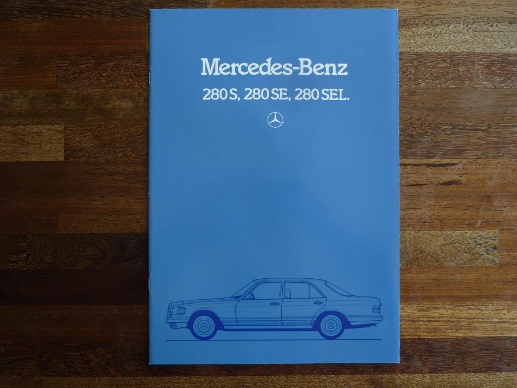 Mercedes-Benz 280 S, 280 SE, 280 SEL (1983, Duits), Ophalen of Verzenden, Nieuw, Mercedes