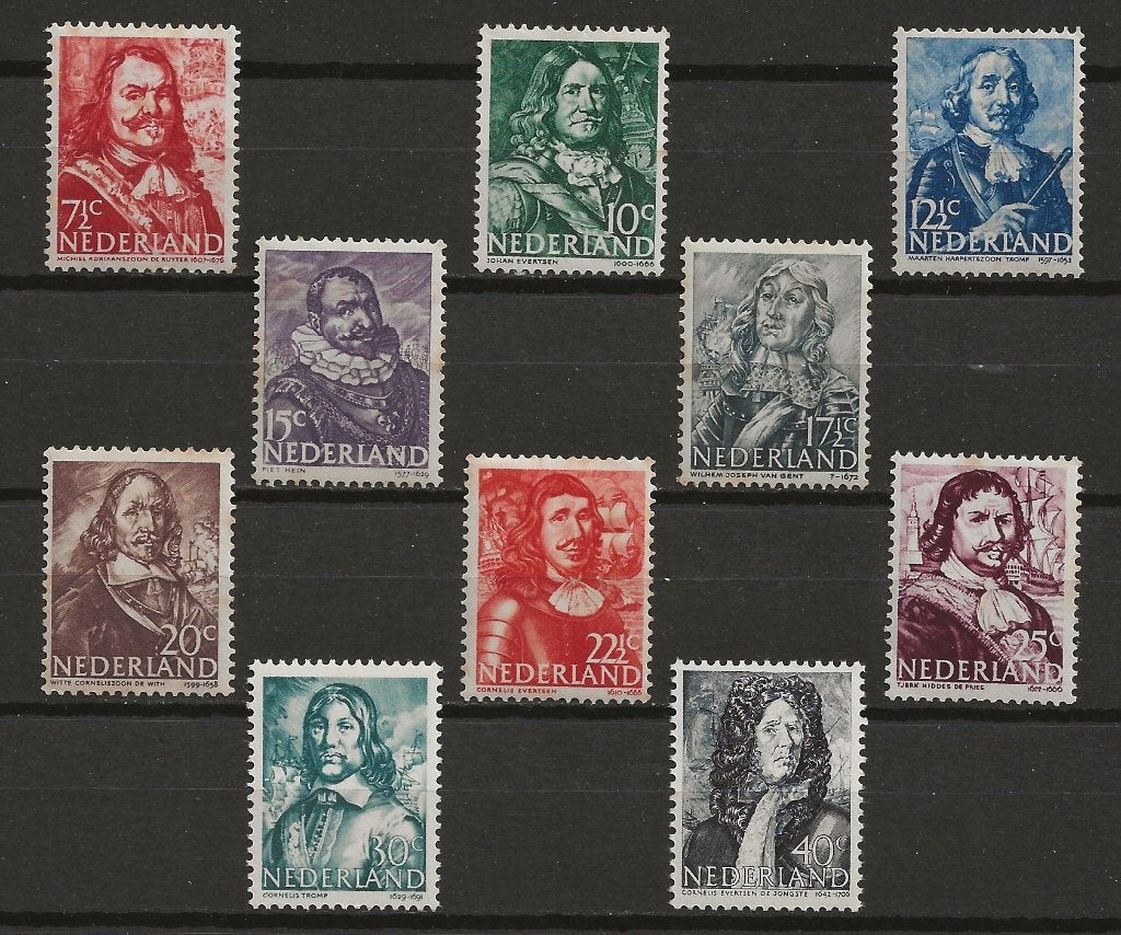 Nederland – Zeehelden - 1943 – Postfris, Verzenden, Na 1940, Postfris