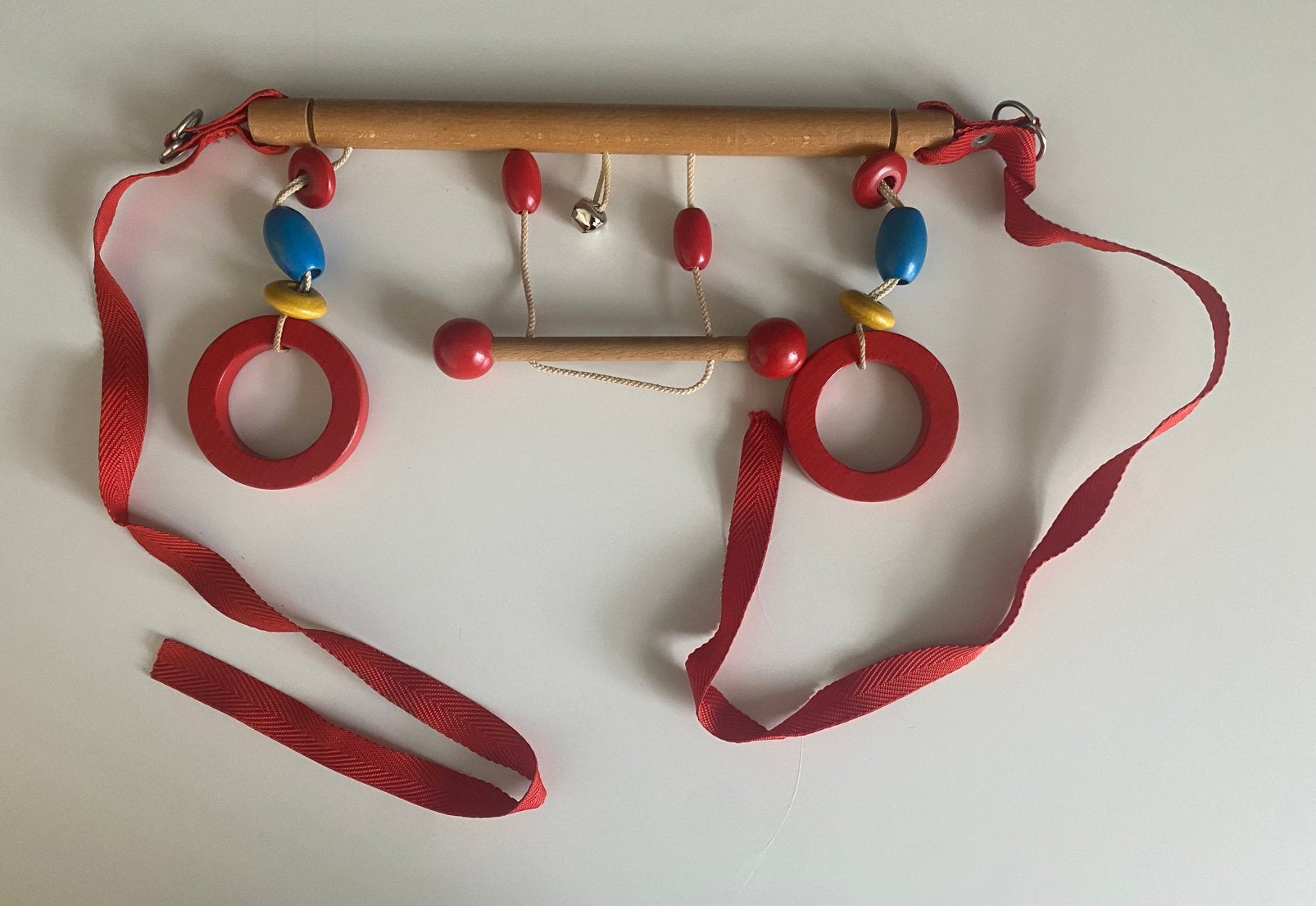 Vintage Boxhanger Hout, Ophalen of Verzenden, Gebruikt, Babygym, Met geluid