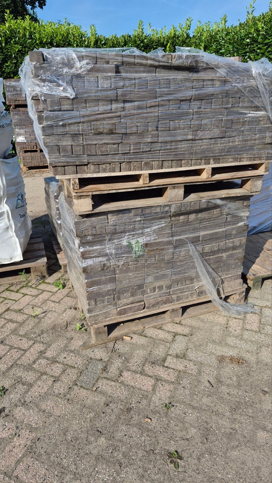 ✅️GEBAKKEN WAALTJES.  MANGAAN VAN KLEUR. PRACHTIGE KLINKERS, Ophalen of Verzenden, Gebruikt, Keramiek, Klinkers