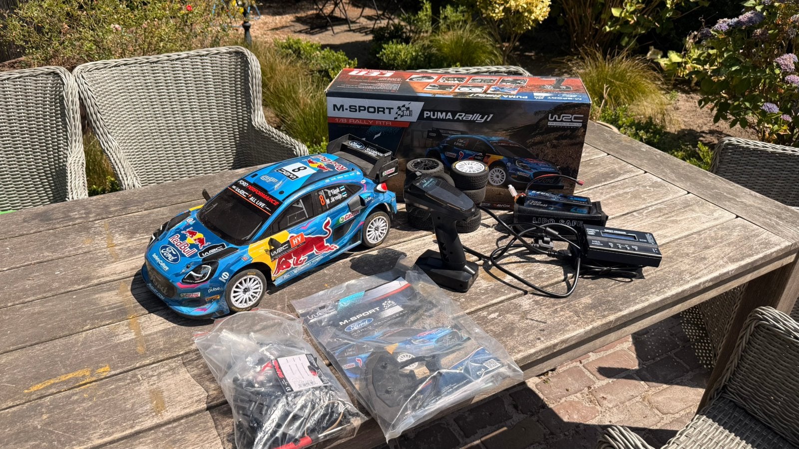 CEN Racing Ford Puma Rally 1/8 RC incl reserve onderdelen, Hobby en Vrije tijd, Modelbouw | Radiografisch | Auto's, Ophalen of Verzenden