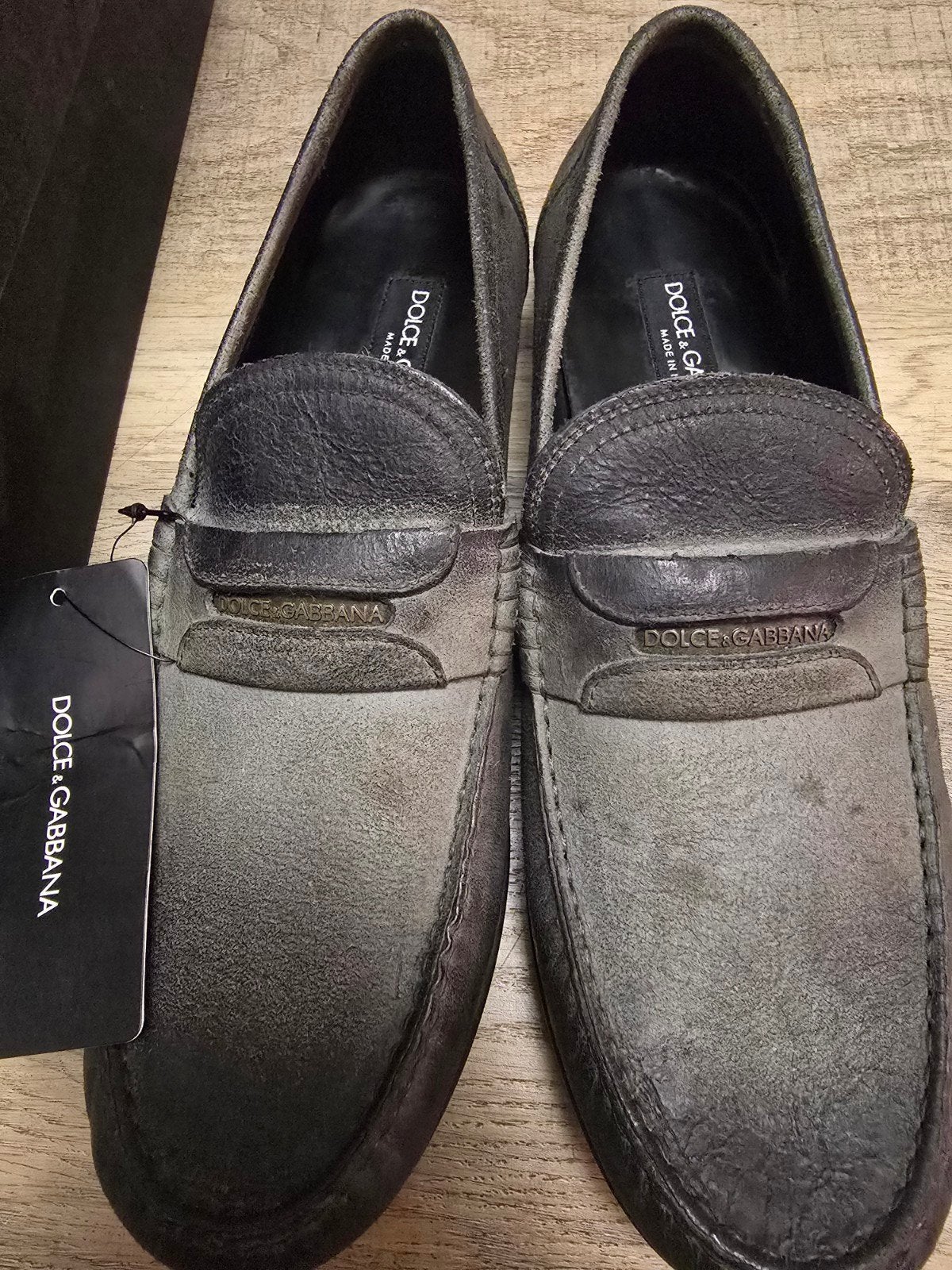 Dolce & Gabbana Loafers nieuw Maat 44 - Made in Italy, Loafers, Dolce & Gabbana, Zwart, Nieuw