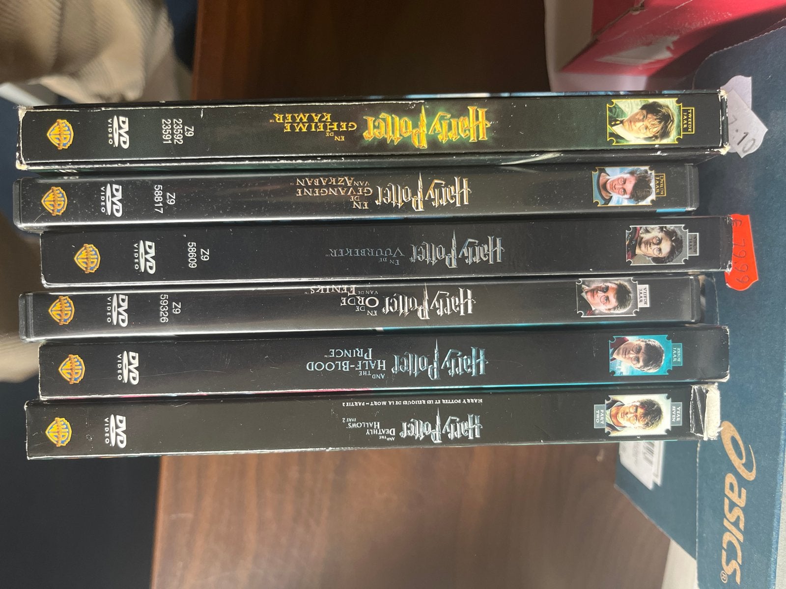 Harry Potter DVD Collectie zonder deel 1 en 7 part 1, Avontuur, Verzamelbox, Nederlands, Ophalen of Verzenden