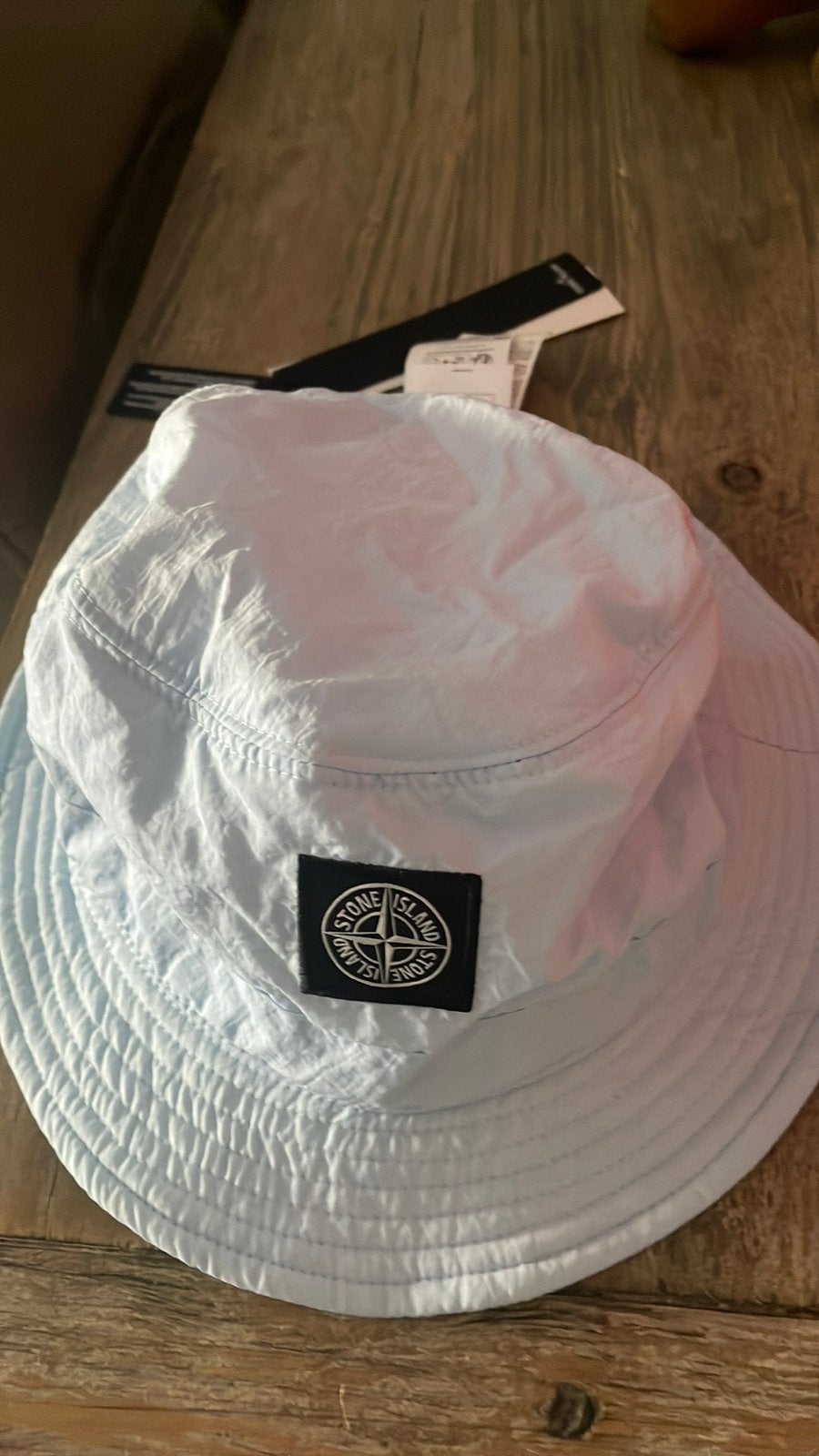 Nieuw lichtblauw hoedje STONE ISLAND ORIGINEEL, Ophalen of Verzenden, Nieuw
