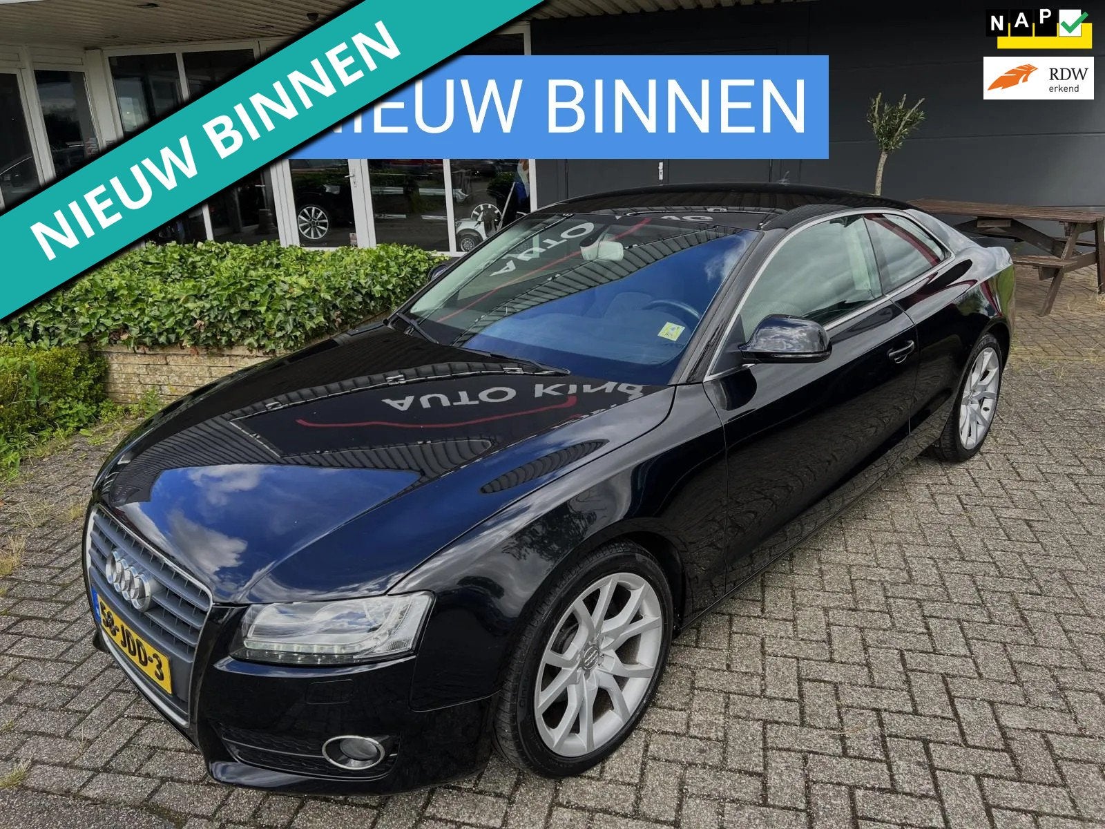 Audi A5 Coupé 2.0 TFSI Pro Line ECC/NAV/CRUISE/PDC, Auto's, Voorwielaandrijving, Euro 5, Gebruikt, Zwart
