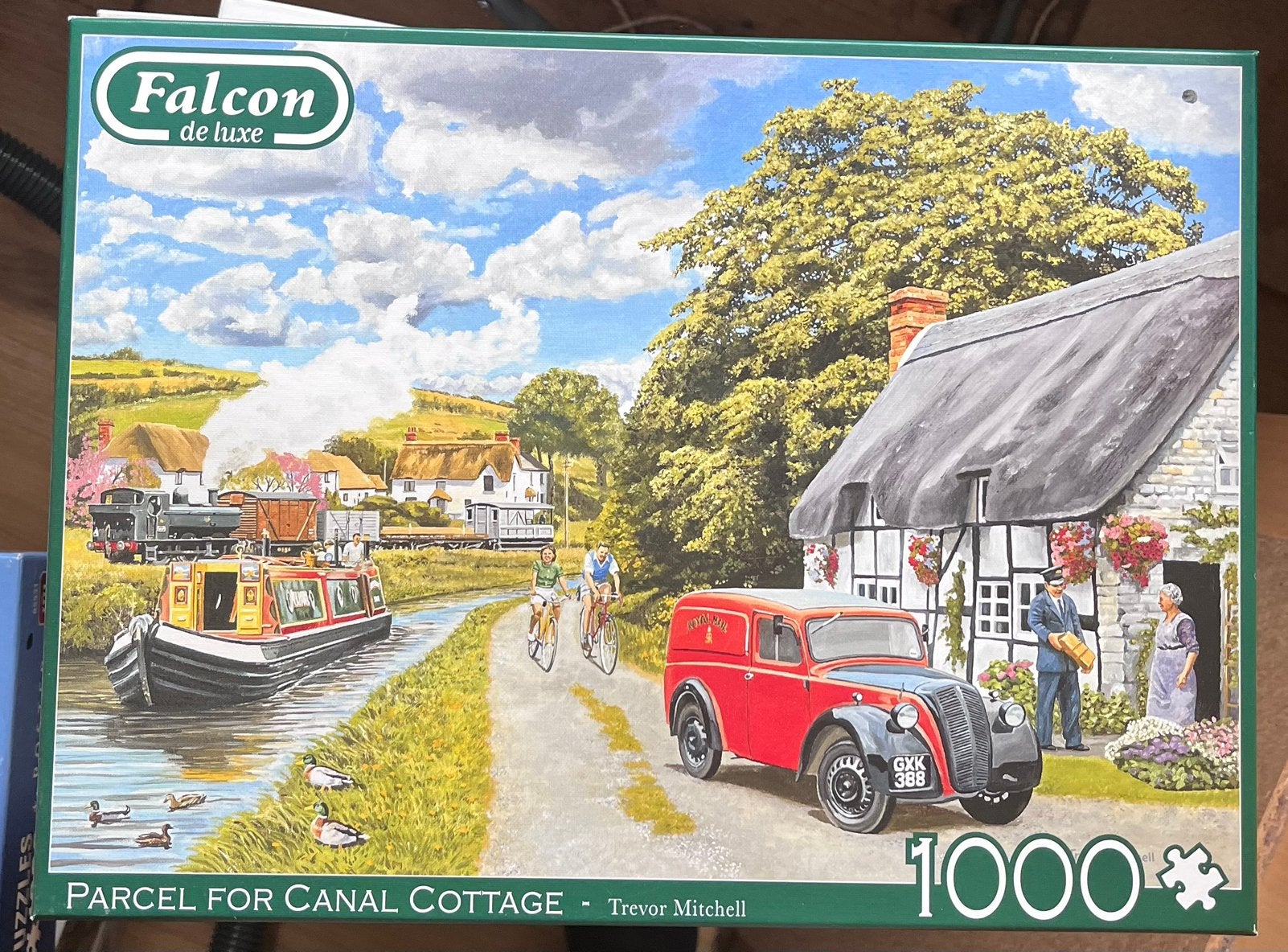 Legpuzzel - Falcon de Luxe Parcel for Canal Cottage, Ophalen of Verzenden, 500 t/m 1500 stukjes, Gebruikt, Legpuzzel
