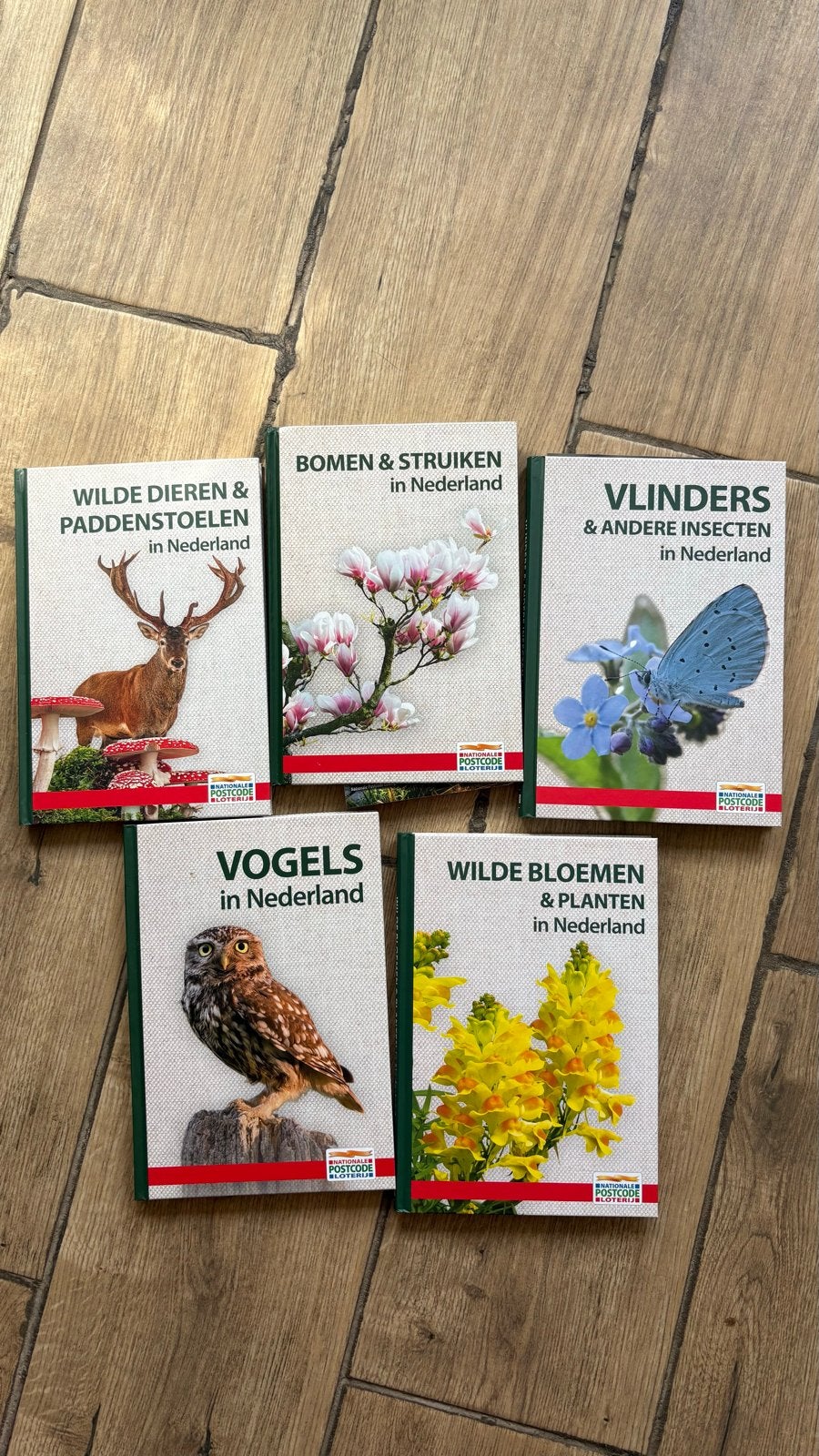 Natuurboeken Postcode Loterij: 5-delige set, Ophalen of Verzenden, Nieuw, Natuur algemeen