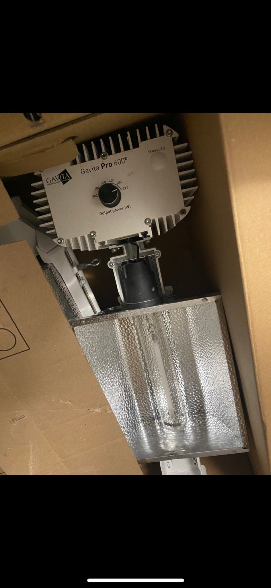 Gavita Pro 600 SE Kweeklamp - Zo goed als nieuw, Overige typen, Aluminium, Ophalen of Verzenden, 250 watt of meer
