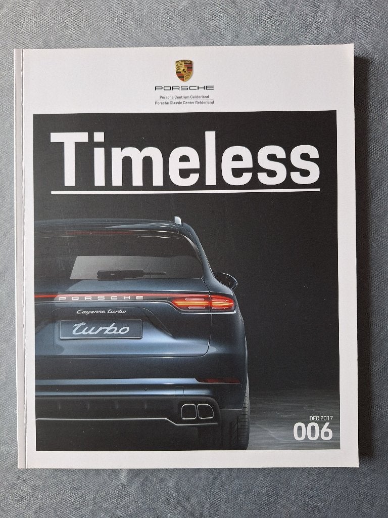 TIMELESS 006 Dec 2017 - Porsche magazine, Verzenden, Zo goed als nieuw, Porsche