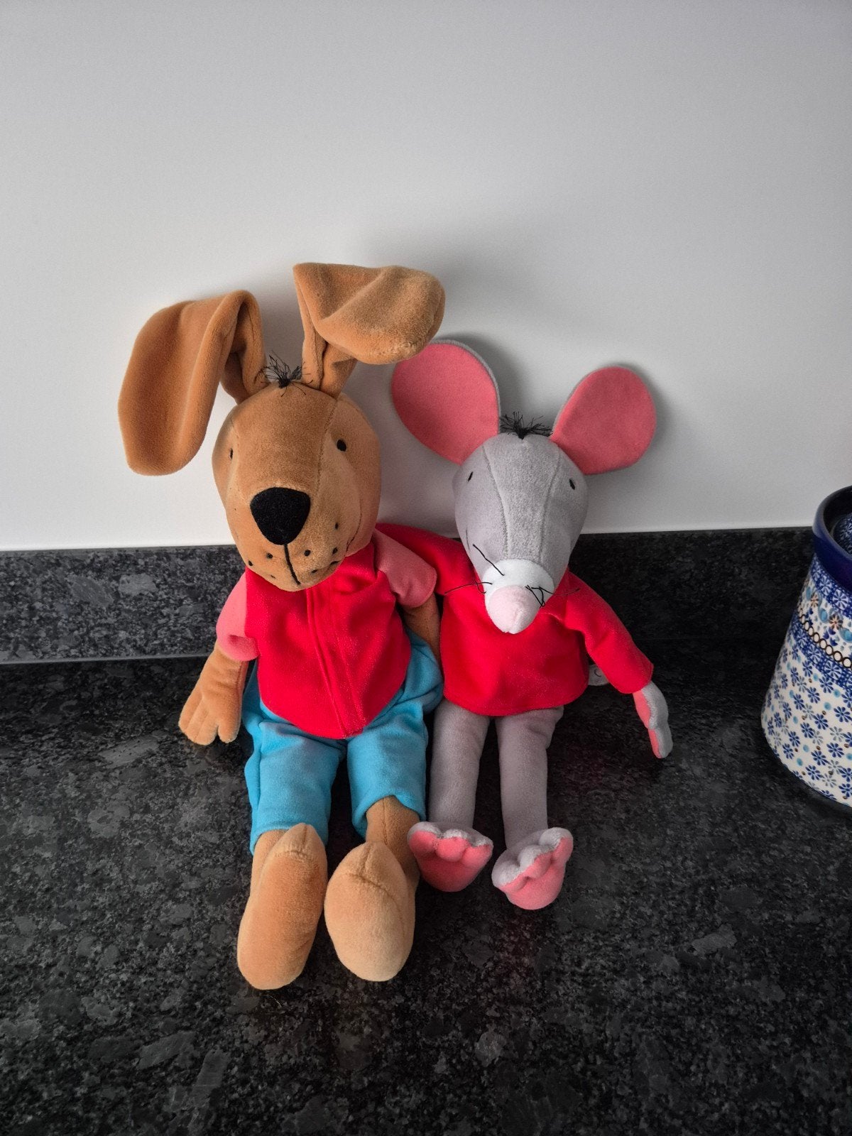 Max Velthuijs - Knuffel Haas en Rat, Ophalen of Verzenden, Overige typen