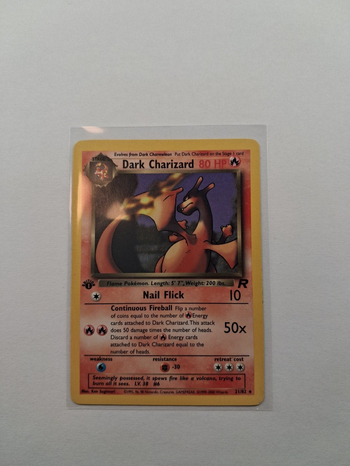 dark charizard 1st edition pokémon team rocket, Ophalen of Verzenden