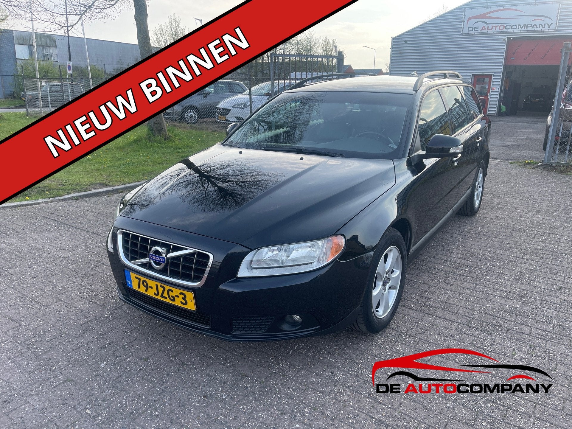 Volvo V70 2.0 Limited Edition 3e Eigenaar Dealer Onderhouden, Auto's, Voorwielaandrijving, Gebruikt, Zwart, Zwart