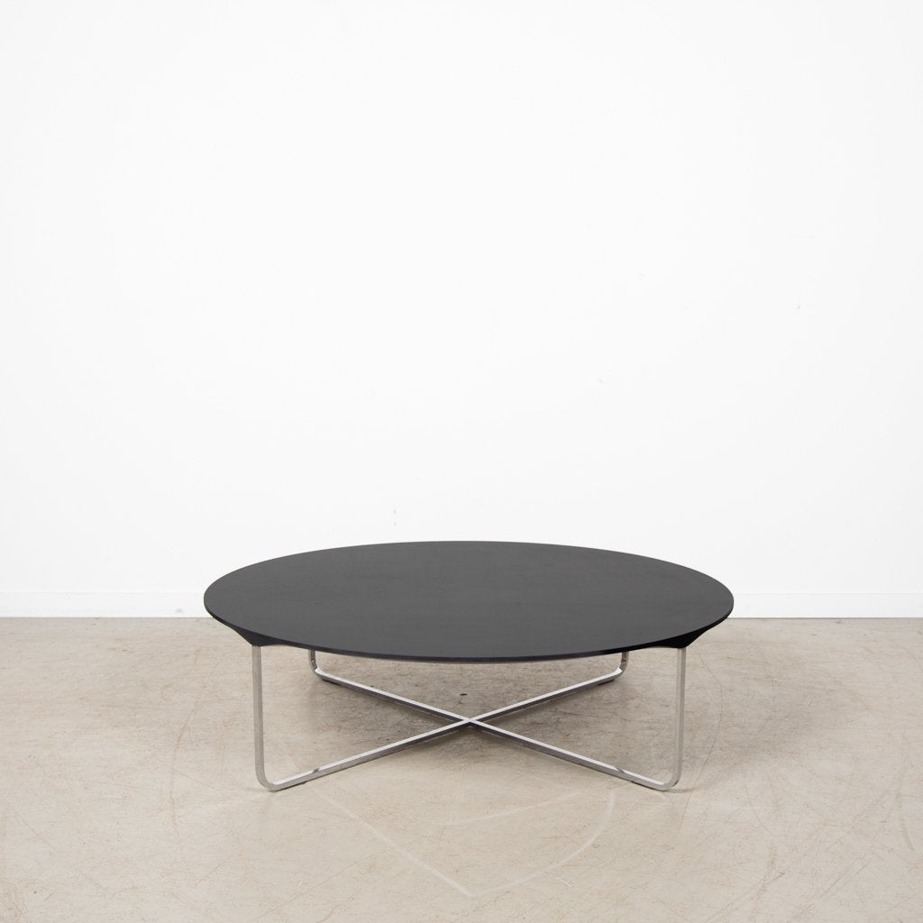 Montis Flint Salontafel Zwart Kunststof Ø110 cm, Niet ingevuld, Zo goed als nieuw, Niet ingevuld, Niet ingevuld