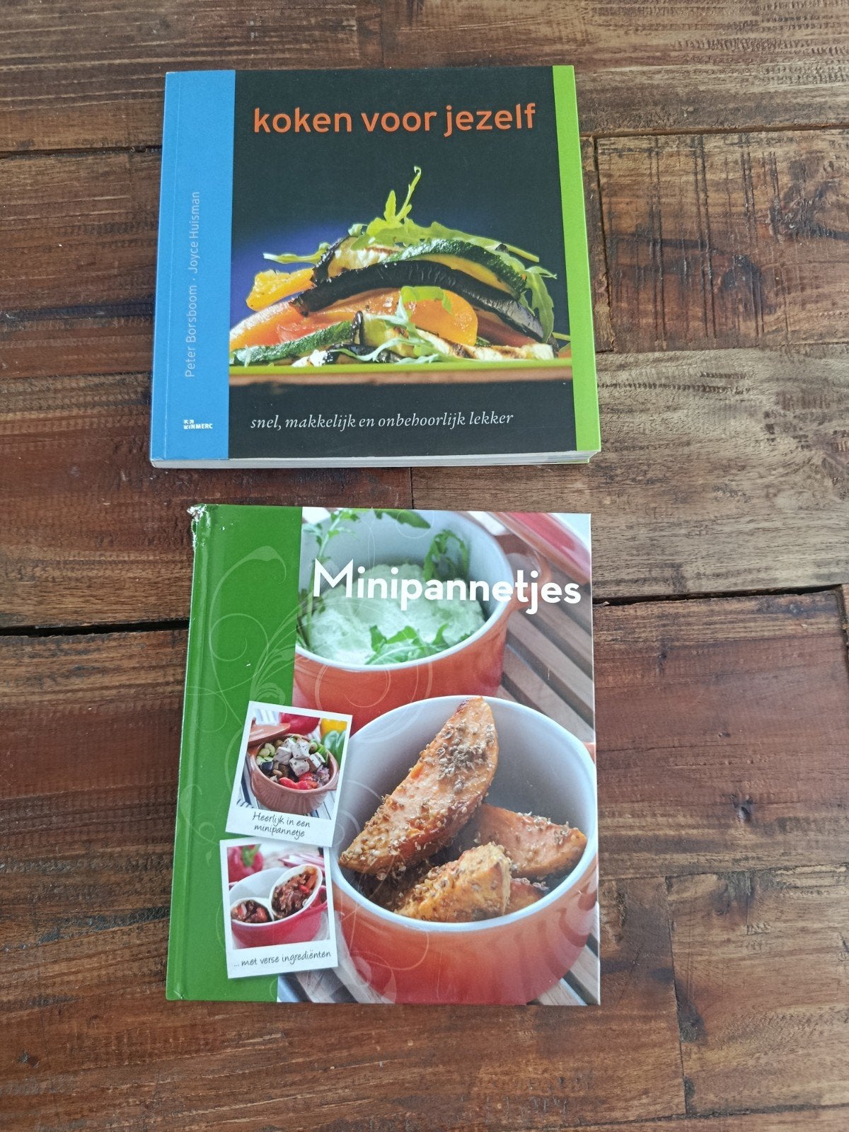 Kookboeken: Koken voor Jezelf & Minipannetjes, Ophalen of Verzenden, Gelezen, Peter Borsboom, Joyce Huisman, Hoofdgerechten