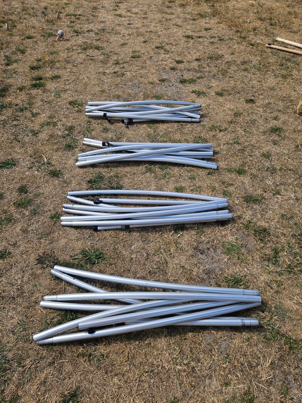 Metalen buizen voor tent of constructie, Caravans en Kamperen, Ophalen of Verzenden, Gebruikt