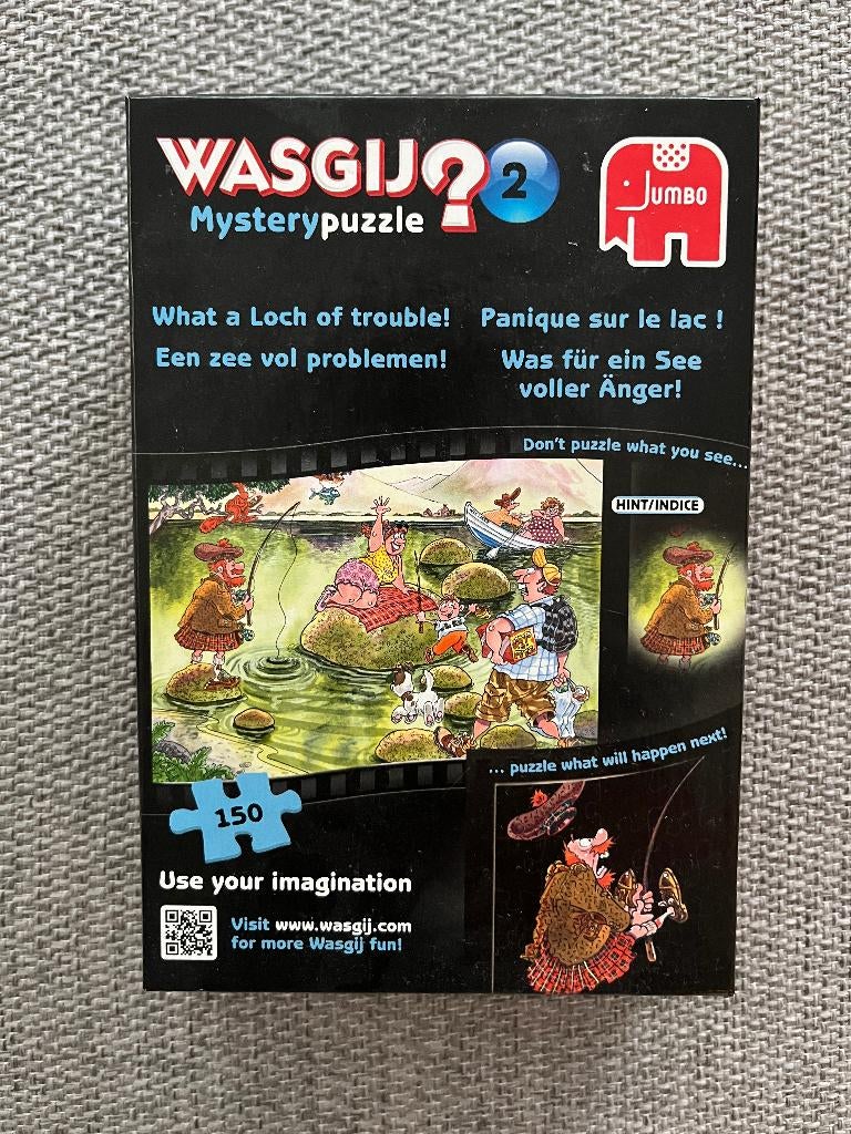 Puzzel Wasgij 150 stukjes, Hobby en Vrije tijd, Denksport en Puzzels, Ophalen of Verzenden, Minder dan 500 stukjes, Zo goed als nieuw
