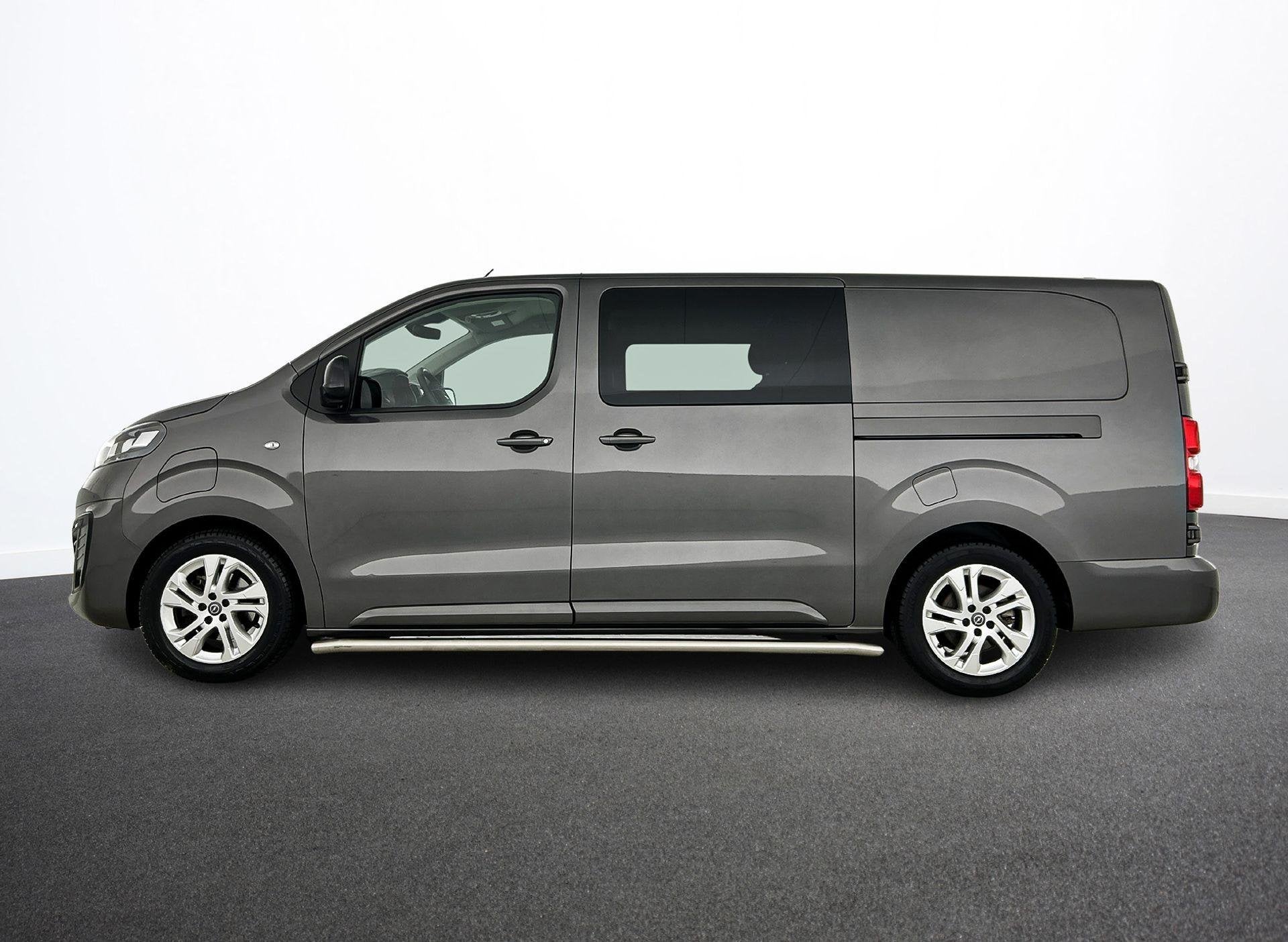 Opel Vivaro-e L3H1 Dubbele Cabine Edition 75 kWh Airco Cruis, Auto's, Gebruikt, 329 km, Origineel Nederlands, 1000 kg