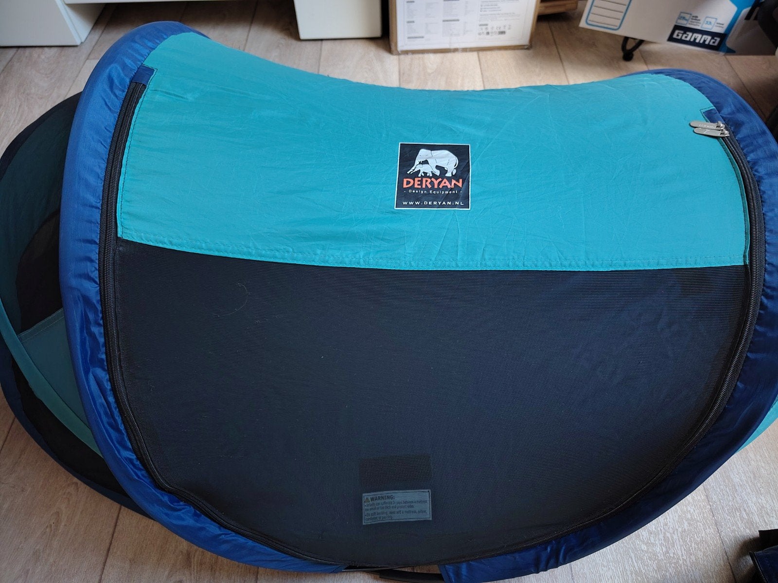 Deryan Travel-Cot Baby Luxe - Lichtgewicht Reisbedje, Ophalen, Gebruikt