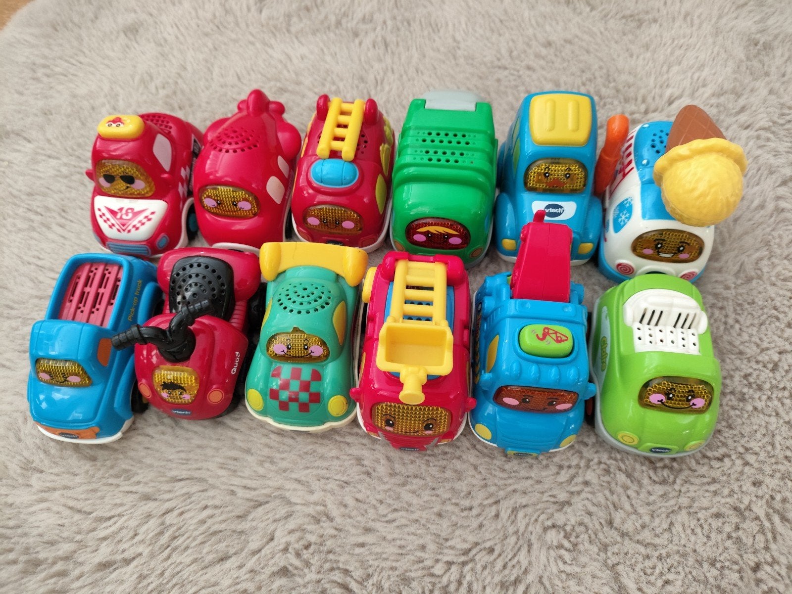 Vtech zoef zoef auto's 12 stuks, Ophalen, Gebruikt, 6 maanden tot 2 jaar