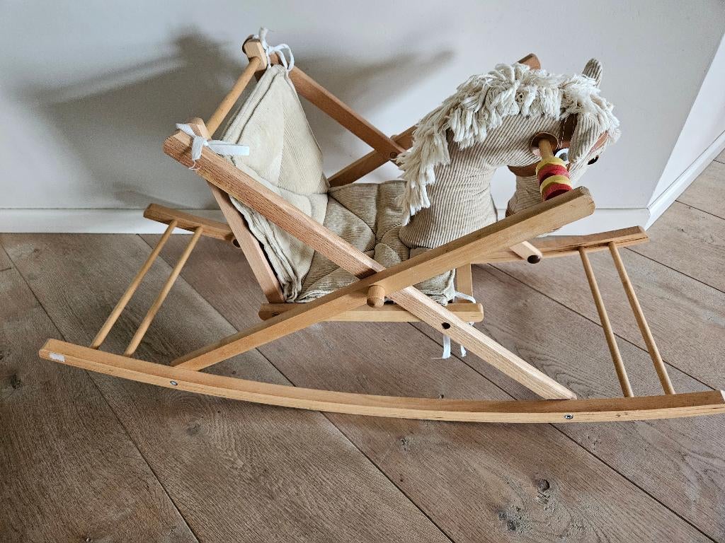 houten hobbelpaard, Kinderen en Baby's, Ophalen, Gebruikt