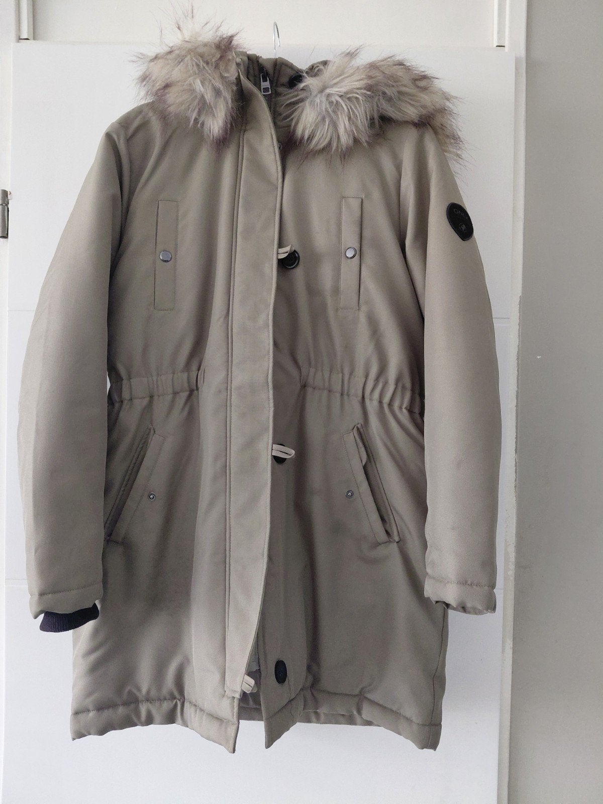lange winterjas, Kleding | Dames, Ophalen, Only, Maat 42/44 (L), Zo goed als nieuw