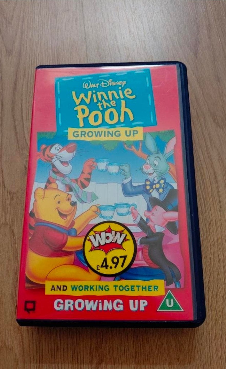 Disney Winnie the Pooh. Growing up. Engelse band., Cd's en Dvd's, Gebruikt, Tekenfilm, Alle leeftijden, Ophalen of Verzenden