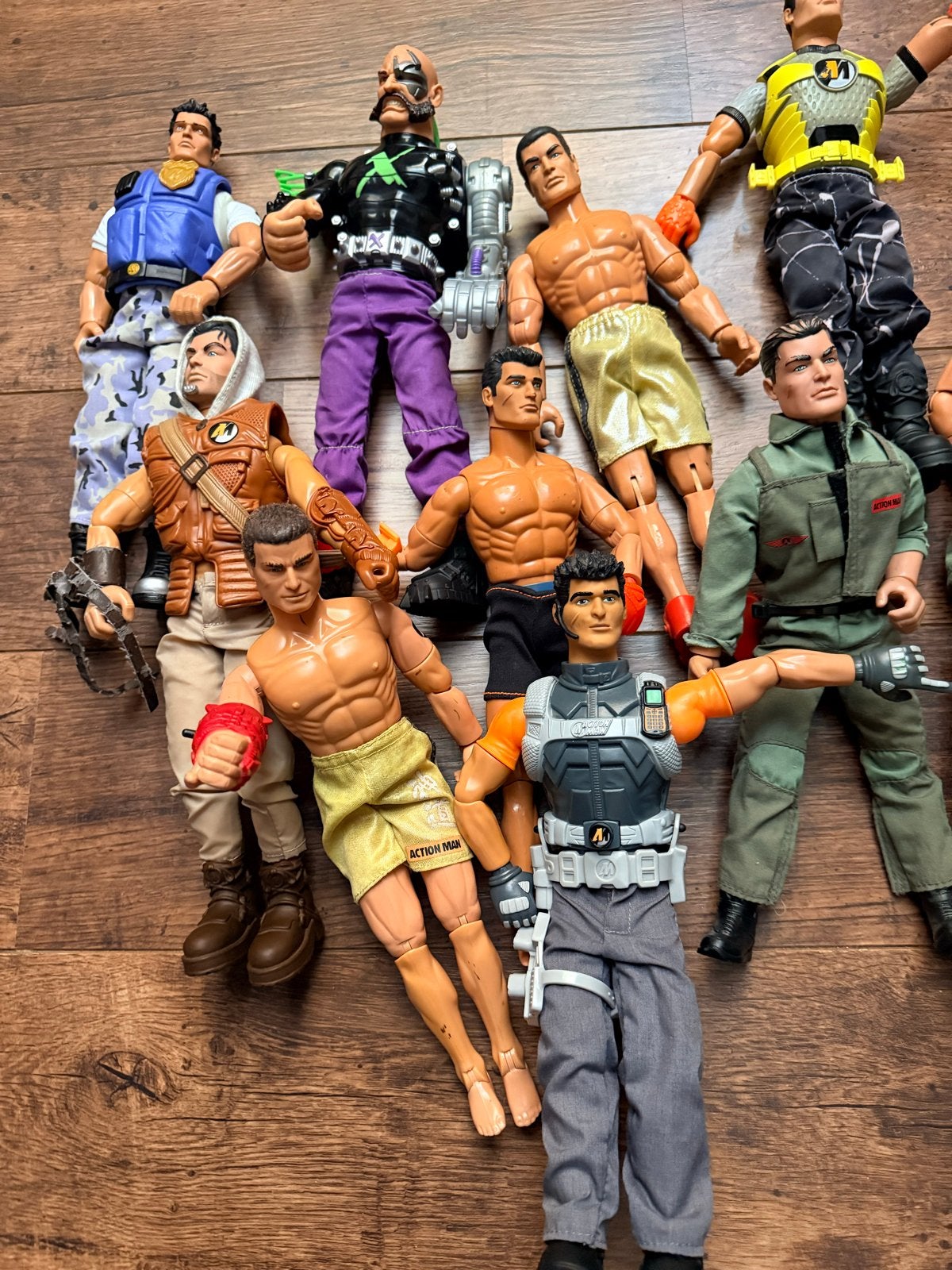 10 Action Man poppen - Diverse modellen en accessoires, Kinderen en Baby's, Ophalen of Verzenden, Zo goed als nieuw, Overige typen