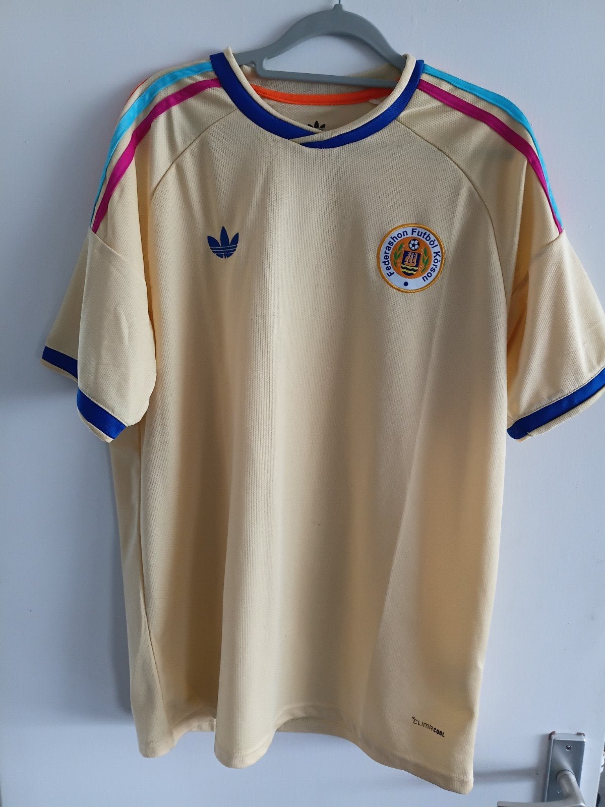 Curaçao Voetbalshirt - Adidas - Maat 2XL, Groter dan maat XL, Ophalen of Verzenden, Zo goed als nieuw, Shirt