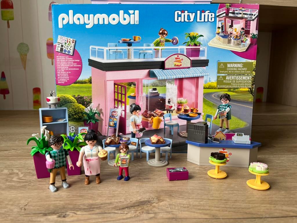 Playmobil 70015 koffiehuis/ koffietentje, Kinderen en Baby's, Speelgoed | Playmobil, Ophalen of Verzenden, Zo goed als nieuw