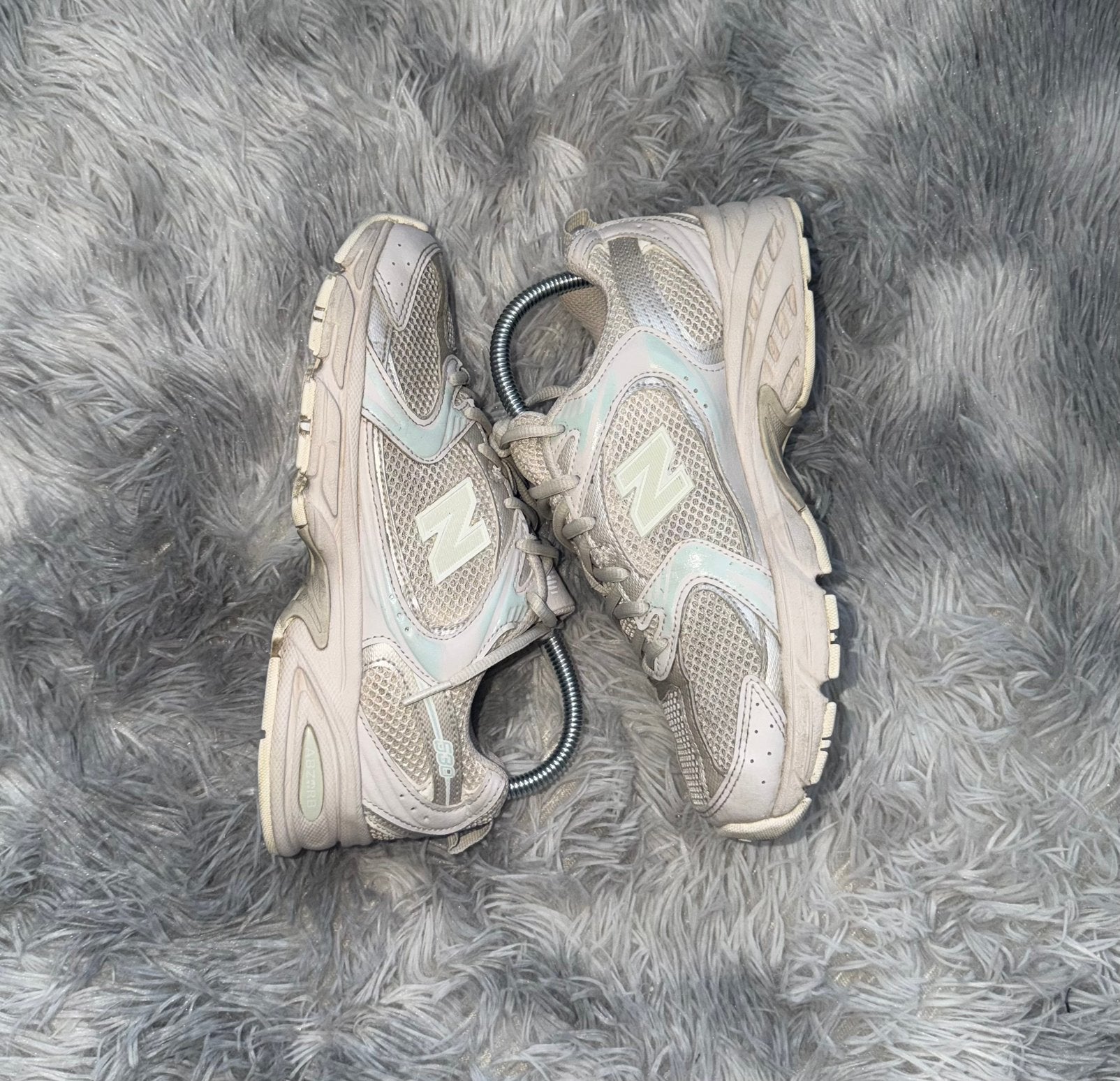 New Balance 530 MR530AA1 sneakers beige mint maat 39,5, Kleding | Dames, Schoenen, Ophalen of Verzenden, Zo goed als nieuw, Beige