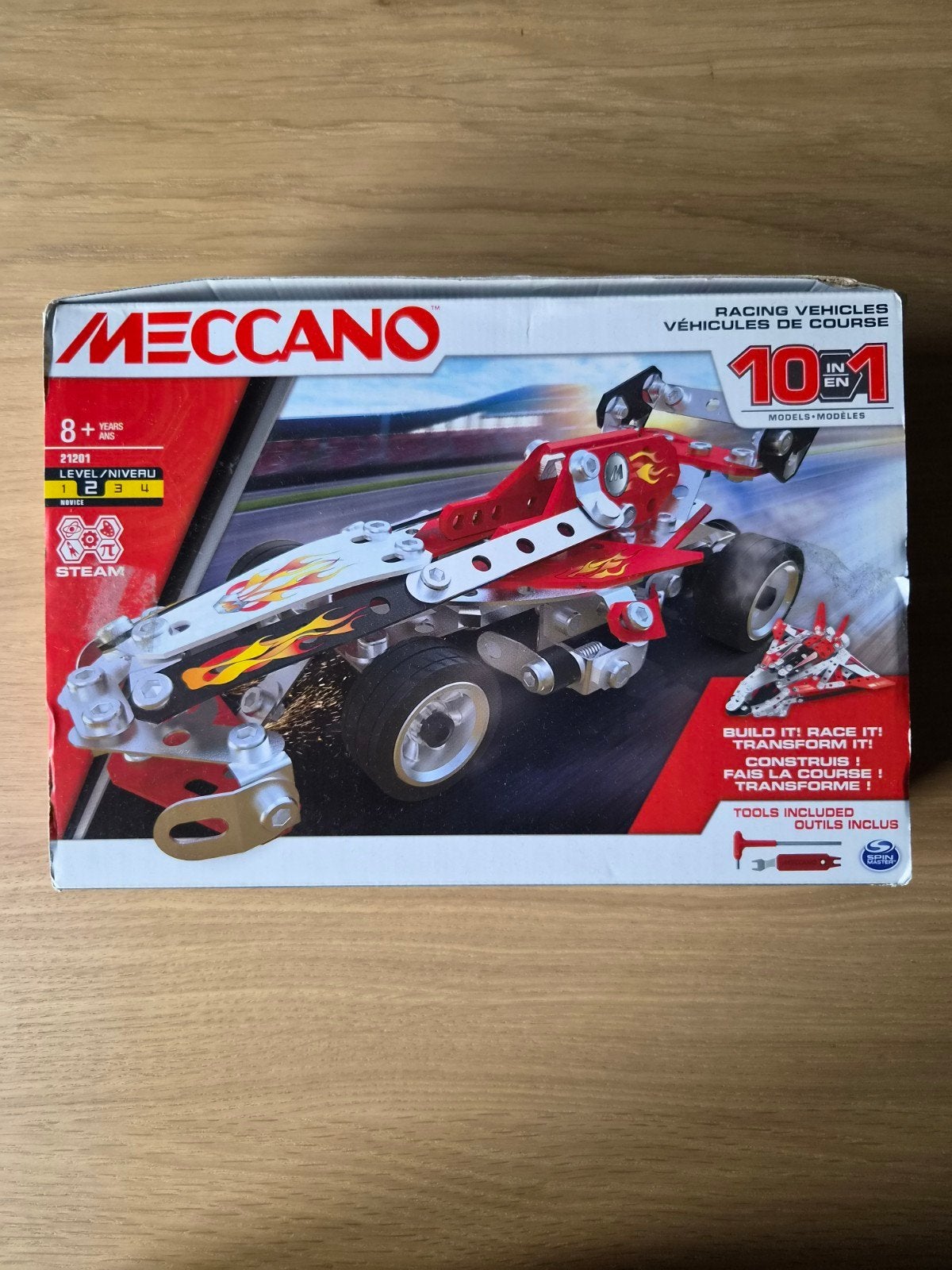 Meccano Racing Vehicles 10-in-1, Ophalen of Verzenden, Zo goed als nieuw