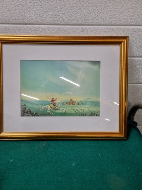 Schilderij tekening man met paard, Ophalen of Verzenden, 'T Olde Gre-j, Info@toldegrej.nl, Endepoelstraat 20f Didam