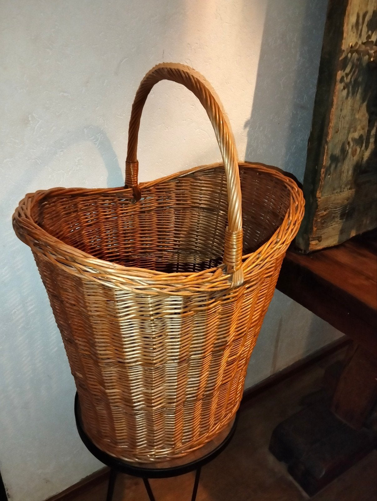 Grote brocante mand
Erg stevig en degelijk MOET WEG, Ophalen, Gebruikt, ., .