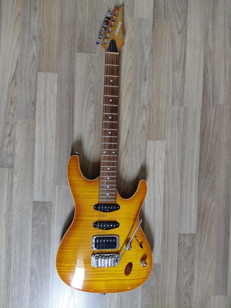 Ibanez SA260FM AMB elektrische gitaar - Gebruikt, Muziek en Instrumenten, Ophalen, Gebruikt, Solid body, Ibanez
