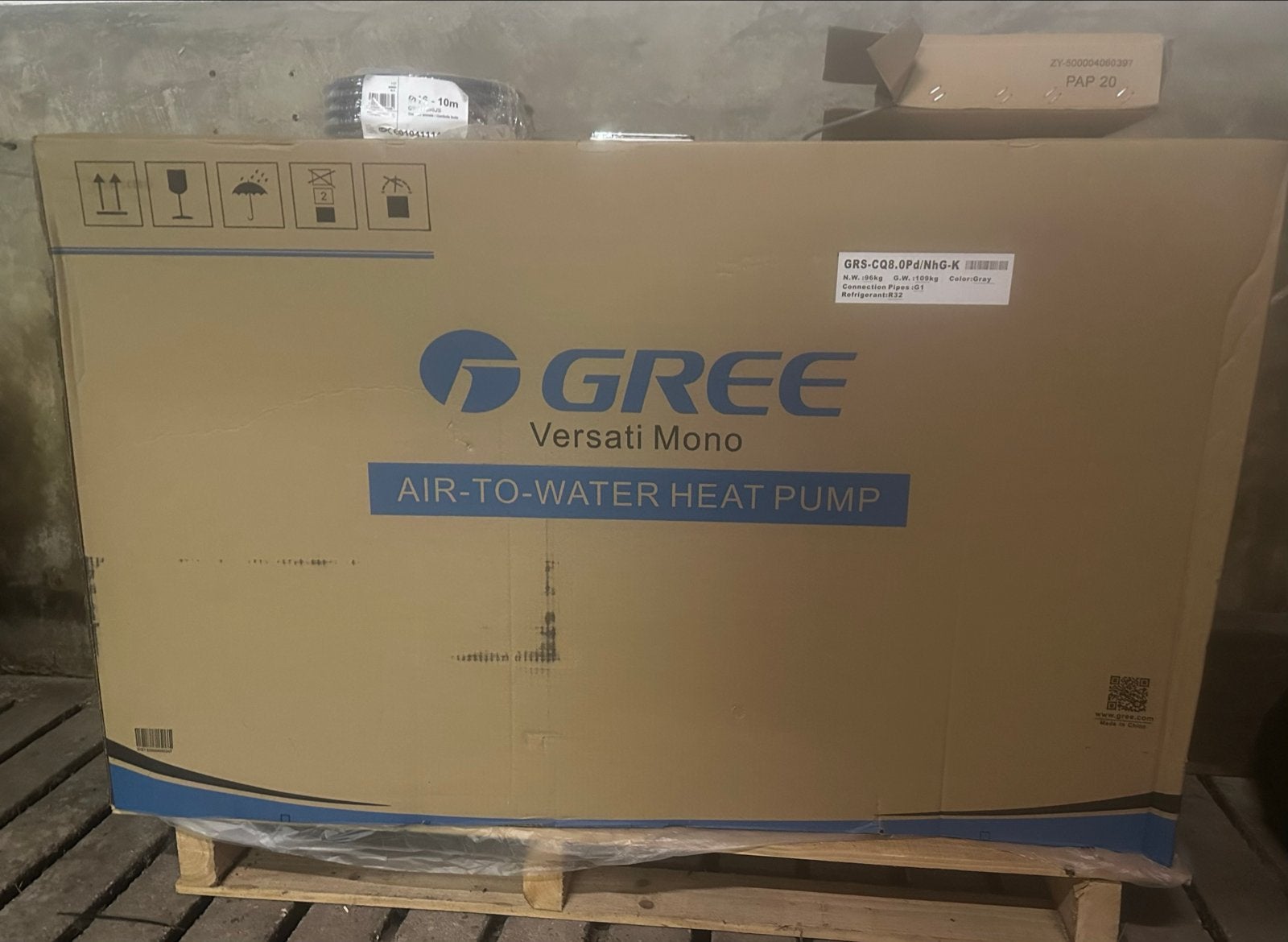 GREE Versati Mono 8 kW warmtepomp - NIEUW IN DOOS, Ophalen, Overige typen, Nieuw, 60 tot 150 cm