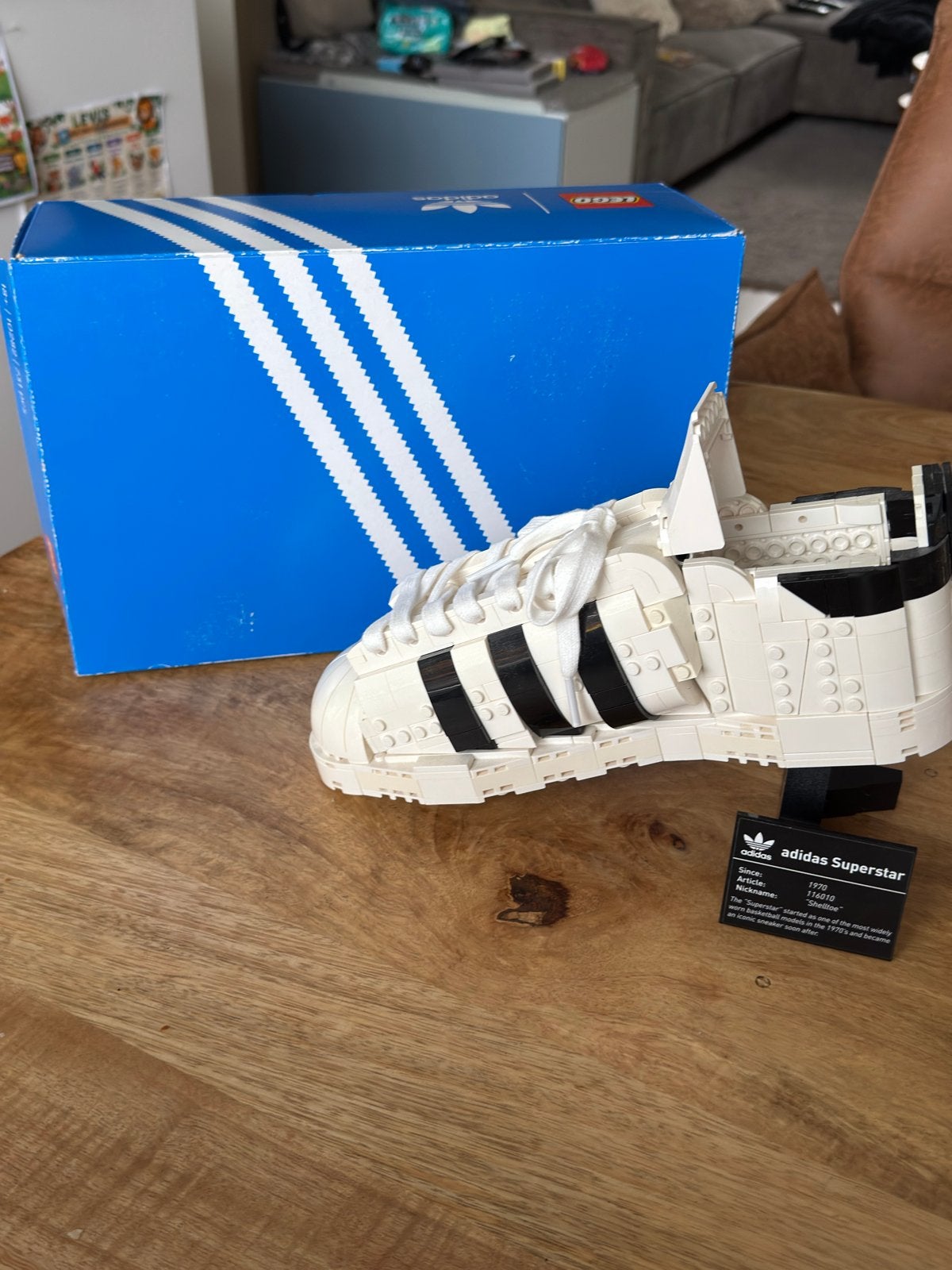 LEGO Adidas Originals Superstar 10282 - Zo goed als nieuw, Ophalen, Zo goed als nieuw, Overige merken