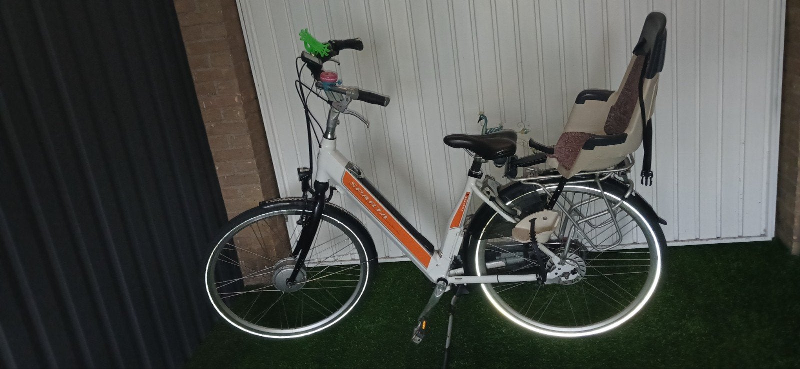 Sparta Ion DTs elektrische fiets met kinderzitje, Ophalen of Verzenden, Gebruikt, Sparta