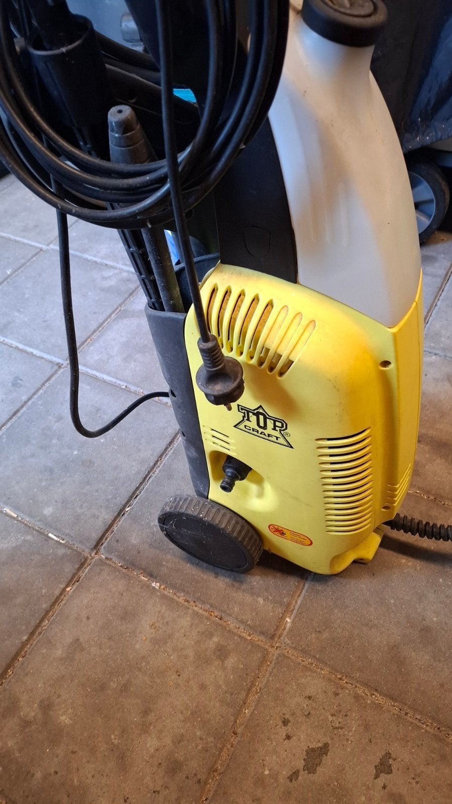Hogedrukreiniger Top Craft met diverse spuitstukken bieden m, Tuin en Terras, Ophalen of Verzenden, Gebruikt, Elektrisch, Top Craft