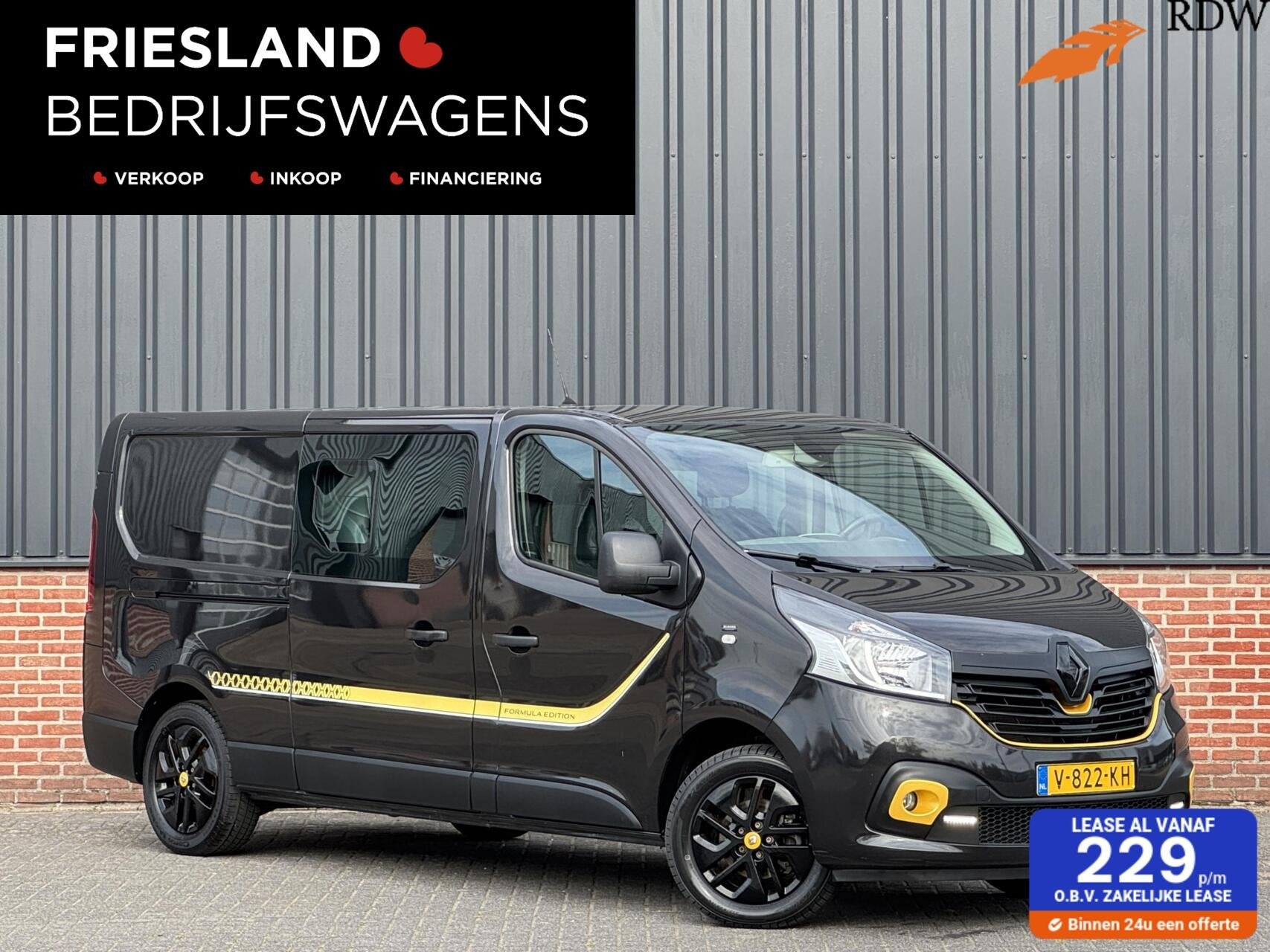 Renault Trafic 1.6 dCi 146pk Dubbele Cabine Formula Edition, Auto's, Voorwielaandrijving, 145 pk, Stof, Gebruikt