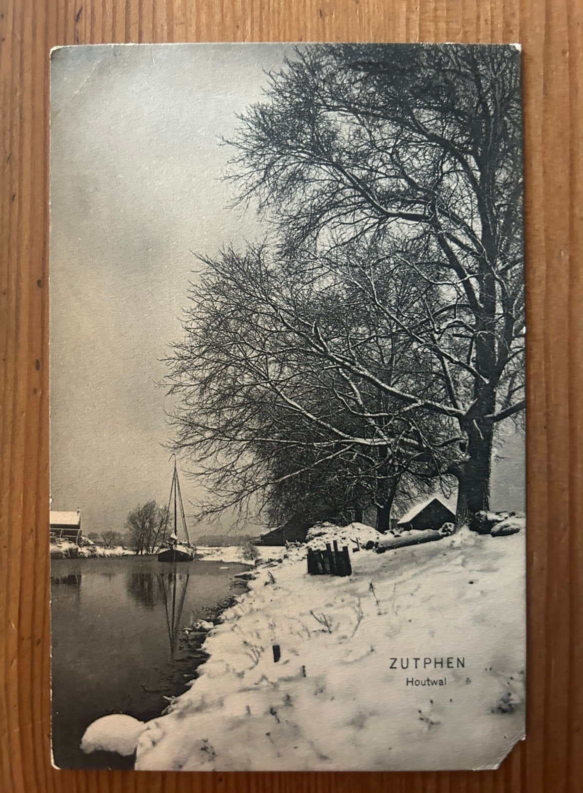 Ansichtkaart uit 1907 -ZUTPHEN. Houtwal., Verzamelen, Ophalen of Verzenden, Gebruikt