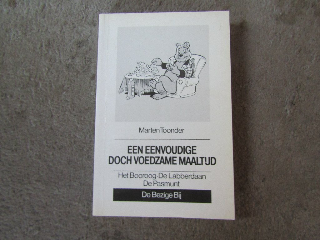 Boek: een eenvoudige doch voedzame maaltijd - Olie .B Bommel, Boeken, Stripboeken, Gelezen, Marten Toonder, Eén stripboek, Ophalen of Verzenden