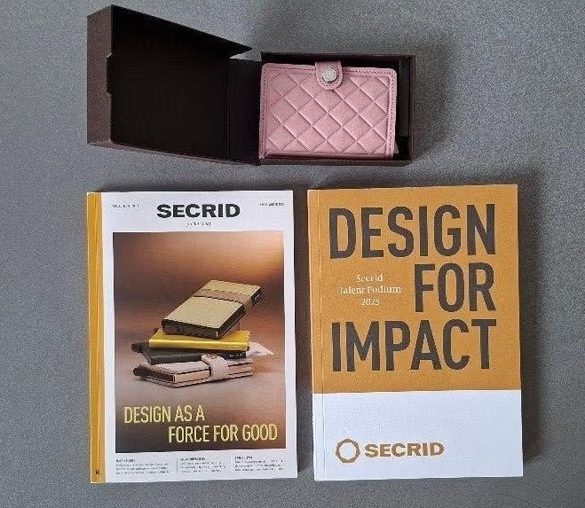 NIEUW Secrid miniwallet Emboss Diamond Rose, roze, Overige merken, Nieuw, Ophalen of Verzenden, Roze