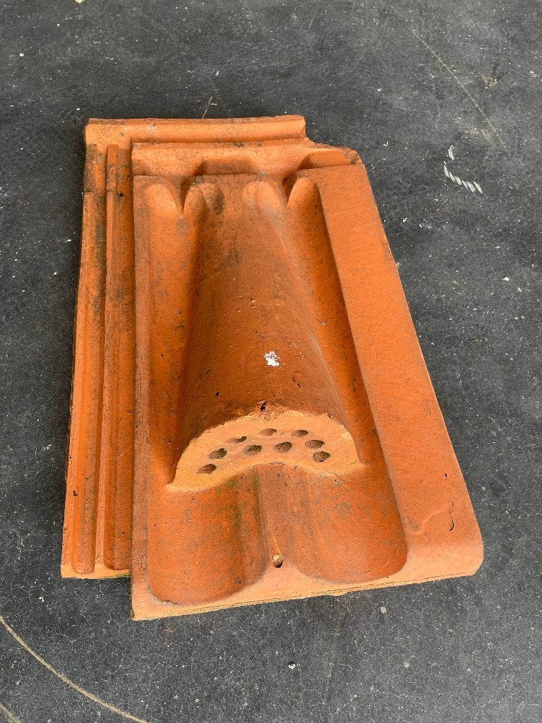 Zes stuks ventilatiepan Vlakke Mulden, Doe-het-zelf en Verbouw, Dakpannen en Dakbedekking, Ophalen, Gebruikt, Steen of Klei, Minder dan 5 m²