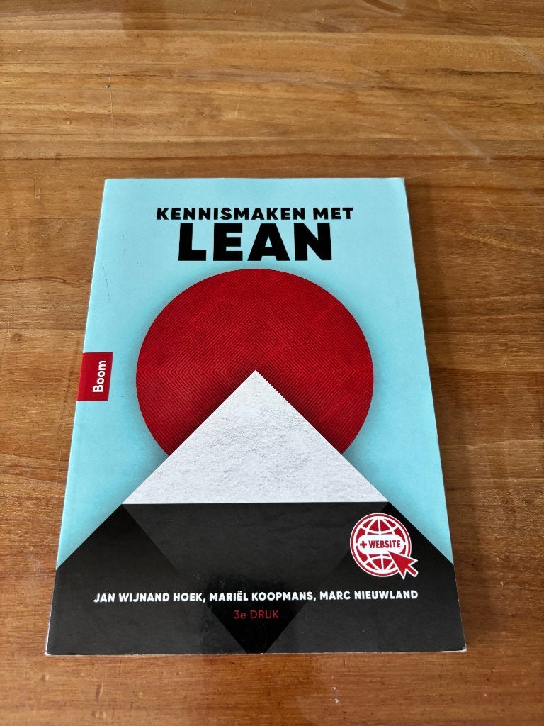 Kennismaken met Lean, Boeken, Studieboeken en Cursussen, Zo goed als nieuw, HBO, Beta, Ophalen of Verzenden