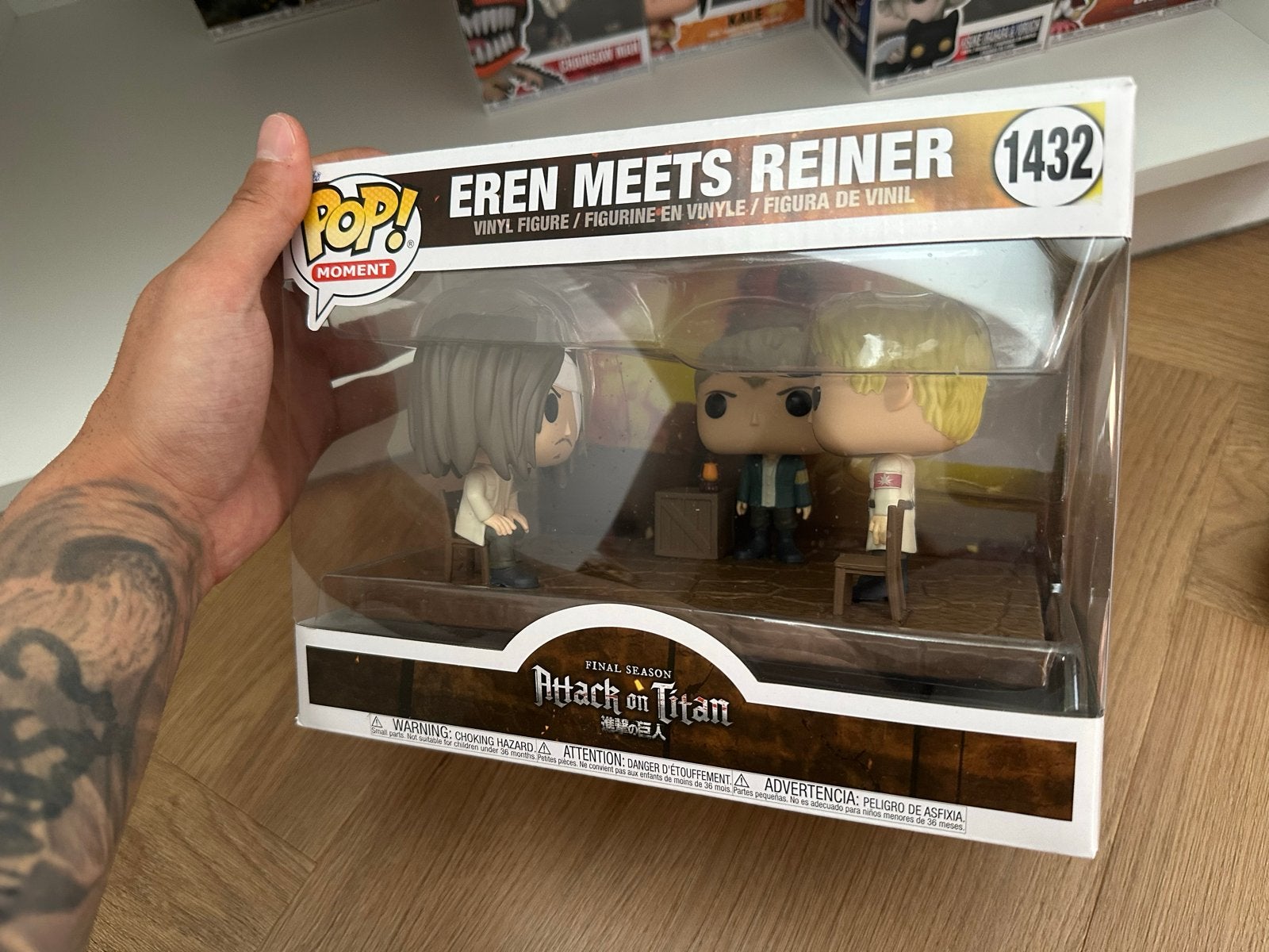 Funko Pop! Attack on Titan Eren Meets Reiner #1432, Ophalen of Verzenden, Zo goed als nieuw